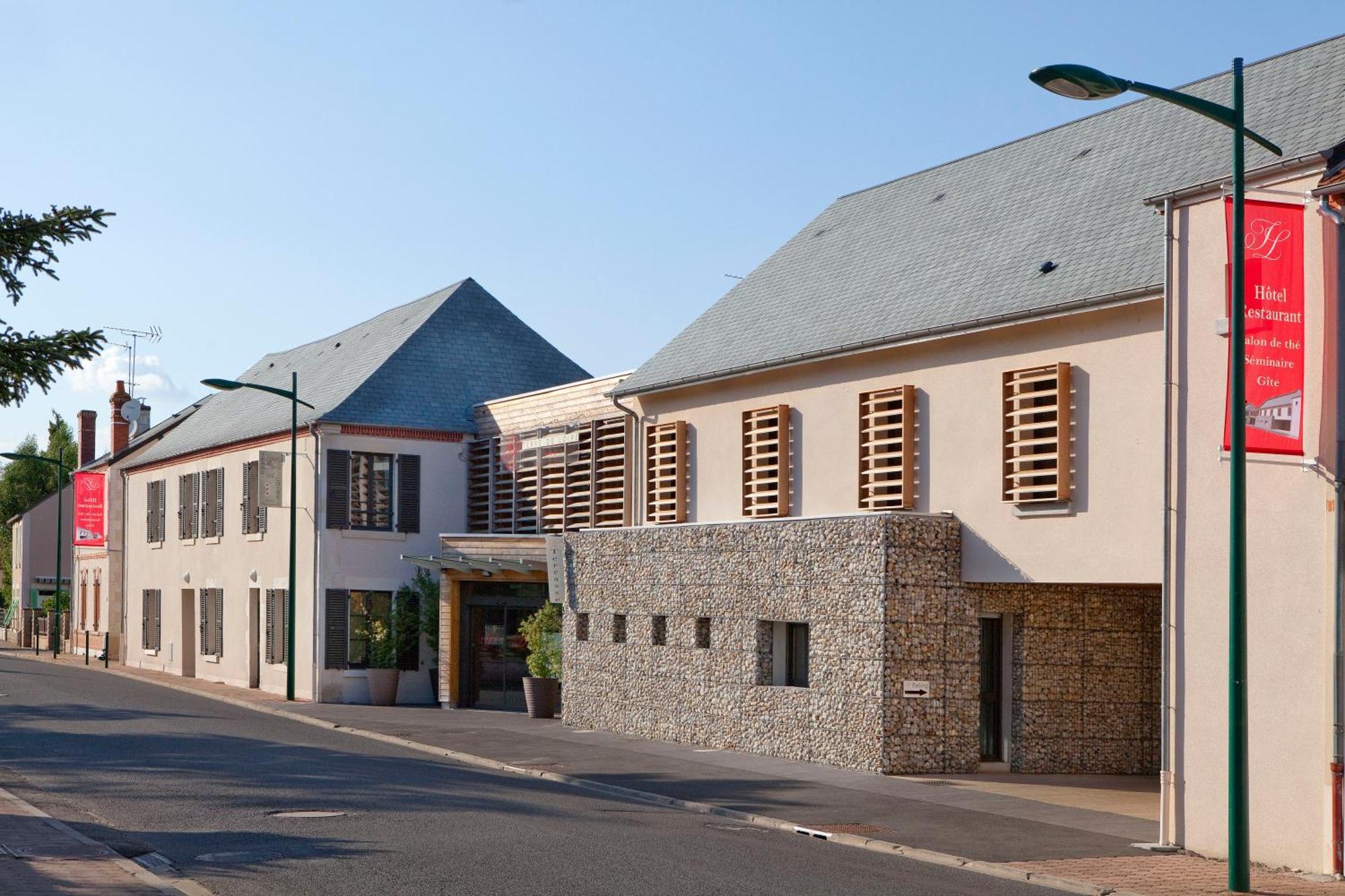 Logis Hotel Terre De Loire Belleville-sur-Loire Buitenkant foto